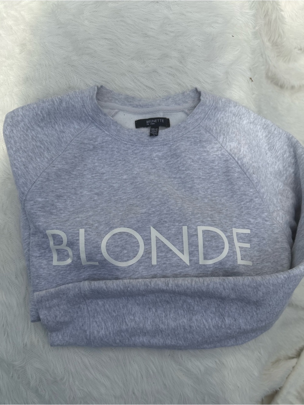 BRUNETTE - The Label ⭐️ BLONDE logo EUC, top quality, soft